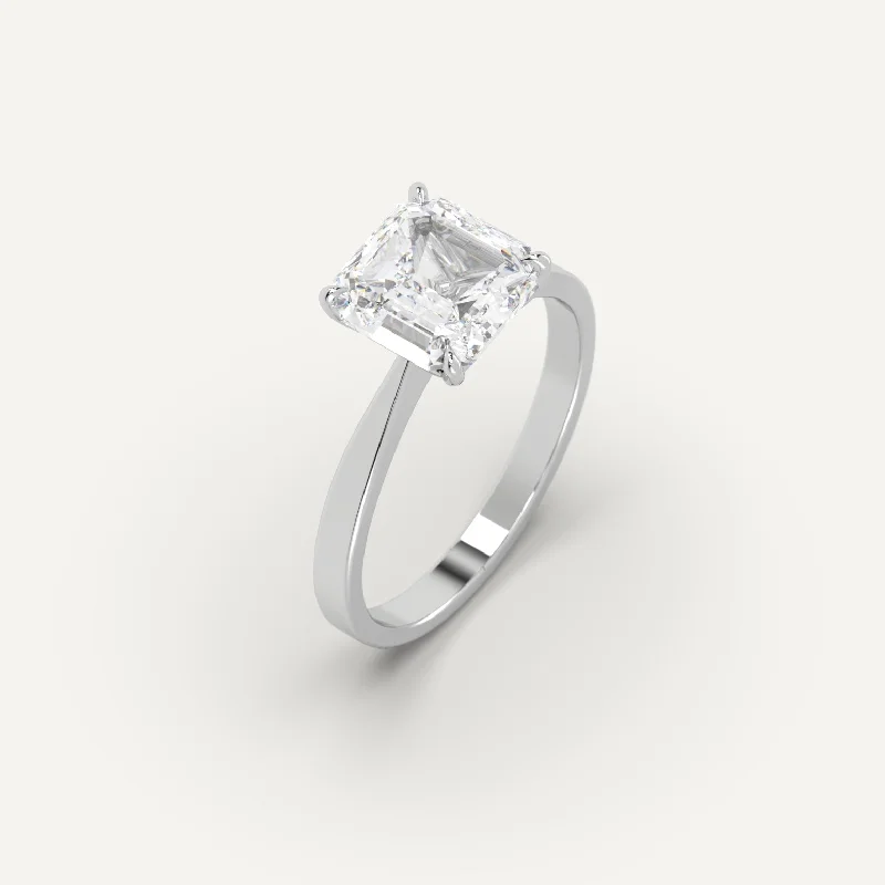 Men's Opal Engagement Rings in 10K Gold with a Milgrain - Trimmed Band3 carat Asscher Cut Diamond Ring Men's Opal Engagement Rings in 10K Gold with a Milgrain - Trimmed Band3 carat Asscher Cut Diamond Ring