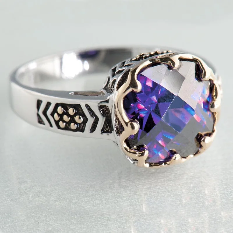 Boho - Style Women's Rings with Turquoise and Leather AccentsArtemis Ring