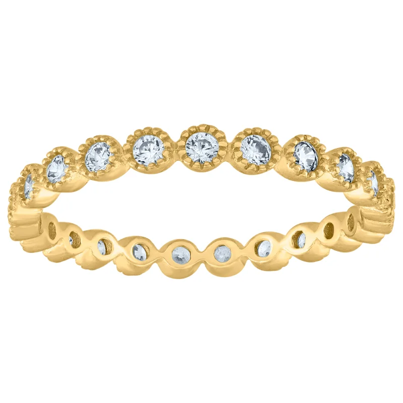 Open - Band Fashion Rings in Sterling Silver with Gemstone InlaysKeene Jewelers 925 Sterling Silver Yellow-Tone Womens Cubic-Zirconia Ring Size 6 Open - Band Fashion Rings in Sterling Silver with Gemstone InlaysKeene Jewelers 925 Sterling Silver Yellow-Tone Womens Cubic-Zirconia Ring Size 6