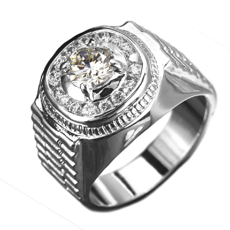 Enamel - Coated Women's Rings in Bright, Bold ColorsPenninsula Men's Platinum Ring Enamel - Coated Women's Rings in Bright, Bold ColorsPenninsula Men's Platinum Ring