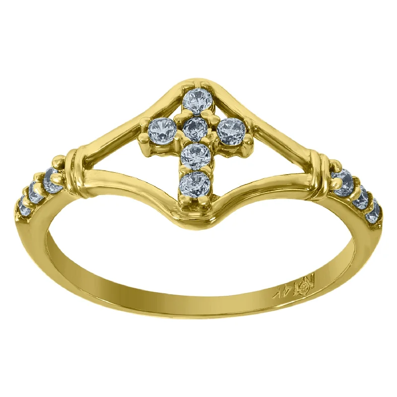 Adjustable Fashion Rings in Leather and Brass with a Tribal - Inspired DesignKeene Jewelers 14kt Yellow Gold Womens CZ Cross SZ7 Religious Ring Band Adjustable Fashion Rings in Leather and Brass with a Tribal - Inspired DesignKeene Jewelers 14kt Yellow Gold Womens CZ Cross SZ7 Religious Ring Band