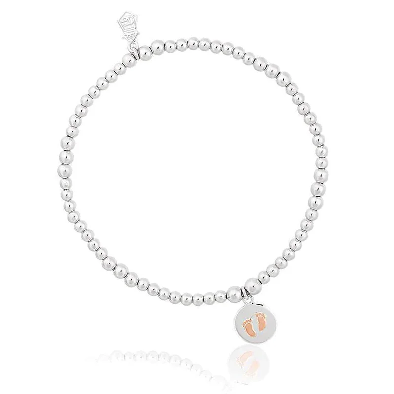 Clogau Affinity Cariad Bach Sterling Silver Beaded Bracelet