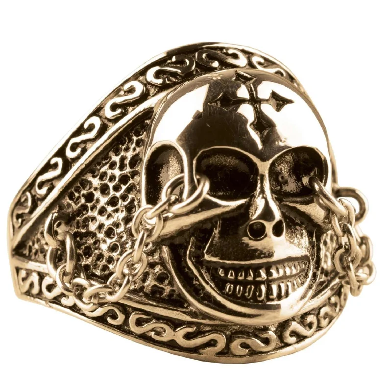 Stackable Gemstone Rings for Women in Amethyst, Sapphire, and EmeraldChained Skull Ring Stackable Gemstone Rings for Women in Amethyst, Sapphire, and EmeraldChained Skull Ring