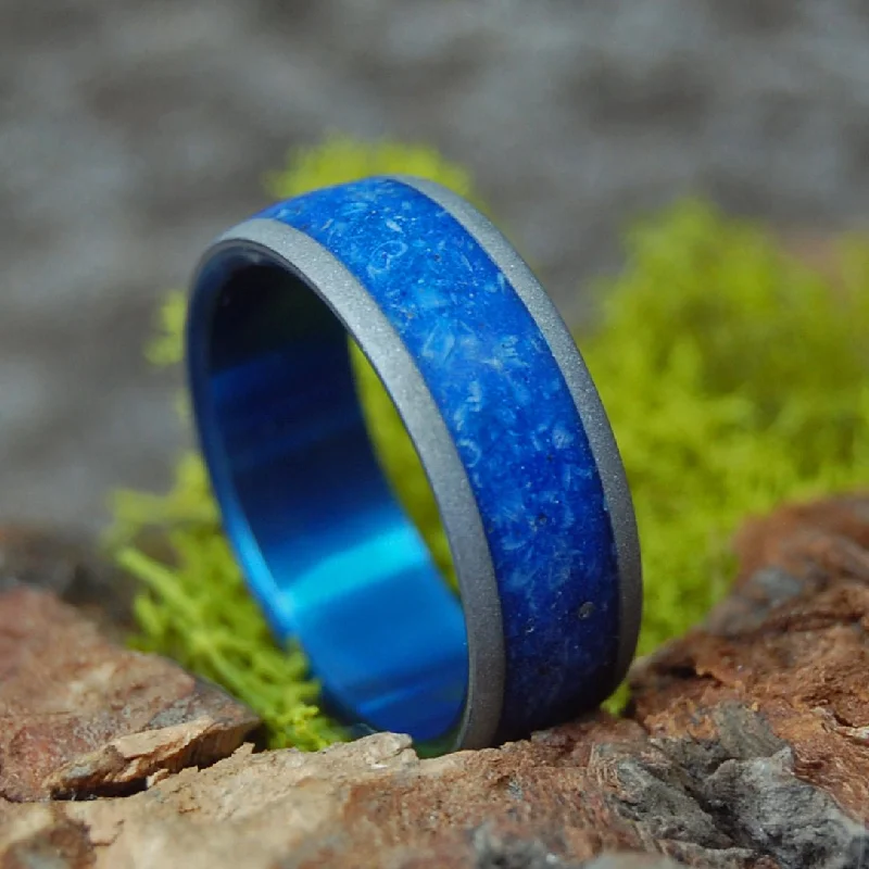 Women's Rings with Hidden Compartments for Secret KeepsakesMoose Under A Starry Sky | Men's Crushed Moose Antler, Night Sky Concrete Resin & Titanium Wedding Ring Women's Rings with Hidden Compartments for Secret KeepsakesMoose Under A Starry Sky | Men's Crushed Moose Antler, Night Sky Concrete Resin & Titanium Wedding Ring