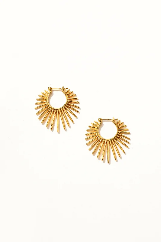 Statement hoop earringsFreya 18K Gold Earrings