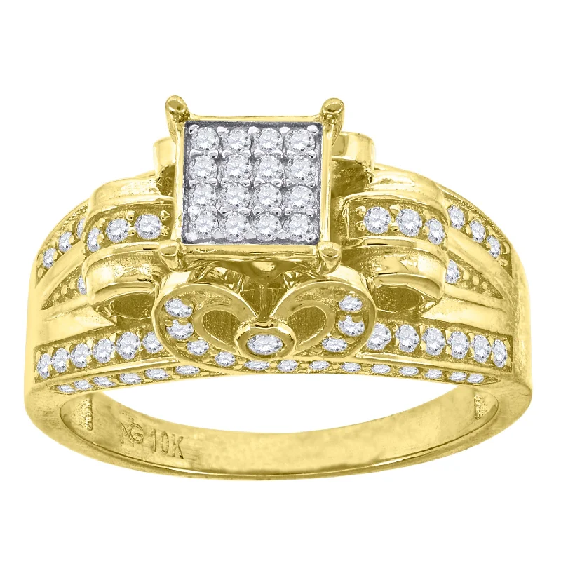 Bangle - Style Fashion Rings in Rose - Gold - Plated Aluminum with Etched PatternsKeene Jewelers 10kt Two-tone Gold Womens Cubic Zirconia CZ Cluster Square Head Ring Size 7 Bangle - Style Fashion Rings in Rose - Gold - Plated Aluminum with Etched PatternsKeene Jewelers 10kt Two-tone Gold Womens Cubic Zirconia CZ Cluster Square Head Ring Size 7