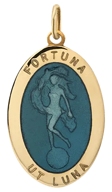 Women's Rings with Hidden Compartments for Secret KeepsakesFortuna Pendant w/Teal Enamel, Gold Vermeil Women's Rings with Hidden Compartments for Secret KeepsakesFortuna Pendant w/Teal Enamel, Gold Vermeil