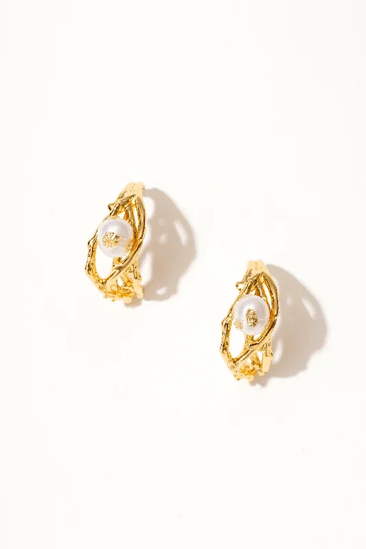 Lightweight hoop earringsAnuket 18k Gold C Hoop Earrings