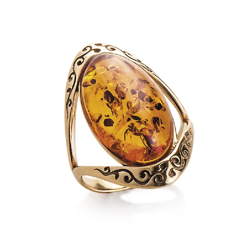 Stackable Gemstone Rings for Women in Amethyst, Sapphire, and EmeraldBaltic Amber Ring Stackable Gemstone Rings for Women in Amethyst, Sapphire, and EmeraldBaltic Amber Ring