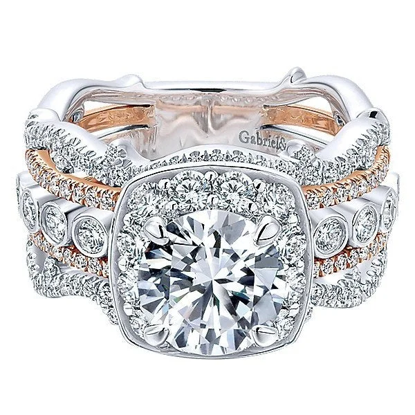 Men's Ruby Engagement Rings in Rose Gold with a Solitaire Design for a Romantic Gesture5-Band Style Diamond Engagement Ring 1.14 Cttw 14K Gold 318A Men's Ruby Engagement Rings in Rose Gold with a Solitaire Design for a Romantic Gesture5-Band Style Diamond Engagement Ring 1.14 Cttw 14K Gold 318A