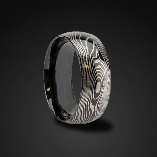 Men's Viking - inspired rings with ancient symbolsReplica Damascus Steel Ring Mokume Gane Wedding Band Men's Viking - inspired rings with ancient symbolsReplica Damascus Steel Ring Mokume Gane Wedding Band