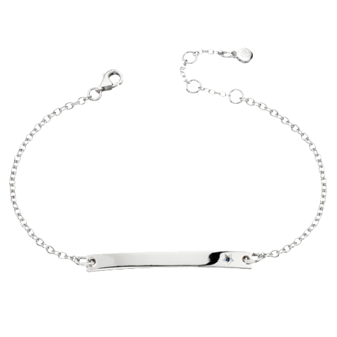 Little Star Sterling Silver and Blue Sapphire Tabitha Bracelet