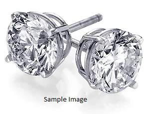Pear - shaped diamond engagement ring with side baguette diamonds in 18K goldLAB GROWN ROUND DIAMONDS 1.42CTW STUDS Pear - shaped diamond engagement ring with side baguette diamonds in 18K goldLAB GROWN ROUND DIAMONDS 1.42CTW STUDS