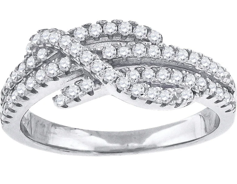 Textured Fashion Rings in Pewter with Hammered and Embossed SurfacesKeene Jewelers 925 Sterling Silver Womens Cubic-Zirconia Twisted Fashion Ring Size 6