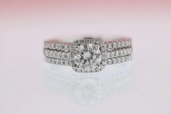 Men's Garnet Engagement Rings in 18K Gold Vermeil with Intricate Engraved DetailsTriple Row Pave Halo Diamond Platinum Engagement Ring Men's Garnet Engagement Rings in 18K Gold Vermeil with Intricate Engraved DetailsTriple Row Pave Halo Diamond Platinum Engagement Ring