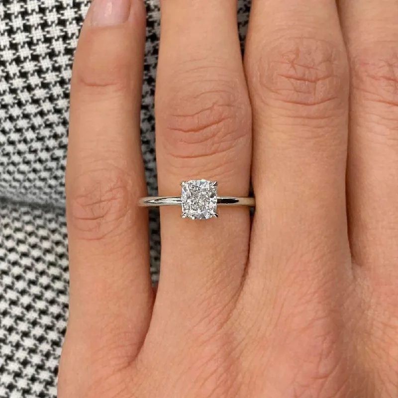 Men's Garnet Engagement Rings in 18K Gold Vermeil with Intricate Engraved DetailsElla Solitaire Lab Grown Diamond Engagement Ring Men's Garnet Engagement Rings in 18K Gold Vermeil with Intricate Engraved DetailsElla Solitaire Lab Grown Diamond Engagement Ring