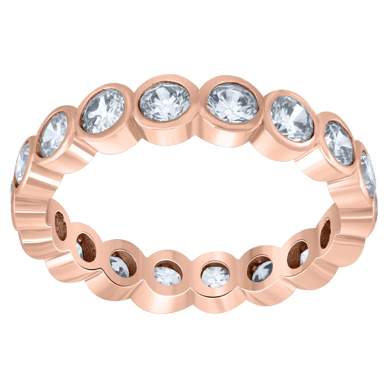 Adjustable Fashion Rings in Leather and Brass with a Tribal - Inspired DesignKeene Jewelers 925 Sterling Silver Rose-Tone Womens Cubic Zirconia 4mm Stackable Band Ring Size 7 Adjustable Fashion Rings in Leather and Brass with a Tribal - Inspired DesignKeene Jewelers 925 Sterling Silver Rose-Tone Womens Cubic Zirconia 4mm Stackable Band Ring Size 7