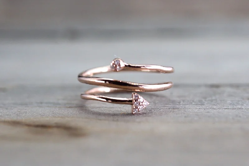 Men's pinky rings with a small gemstone14k Solid Rose Gold Diamond Stack Arrow Wrap Wire Infinity Intertwined Twist Love knot Love Band Promise Ring Men's pinky rings with a small gemstone14k Solid Rose Gold Diamond Stack Arrow Wrap Wire Infinity Intertwined Twist Love knot Love Band Promise Ring