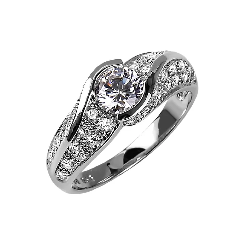 Art Deco - Inspired Women's Rings with Geometric Shapes in 14K GoldSonata Ring