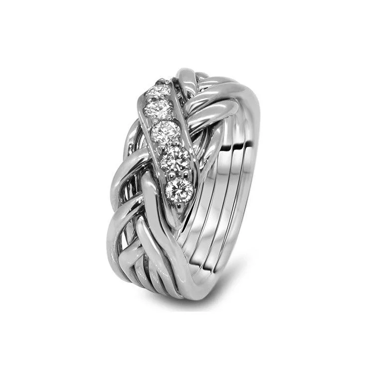 Diamond - Encrusted Women's Rings for Special Occasions in 18K GoldWomens Platinum Diamond 6WRD-LD Diamond - Encrusted Women's Rings for Special Occasions in 18K GoldWomens Platinum Diamond 6WRD-LD