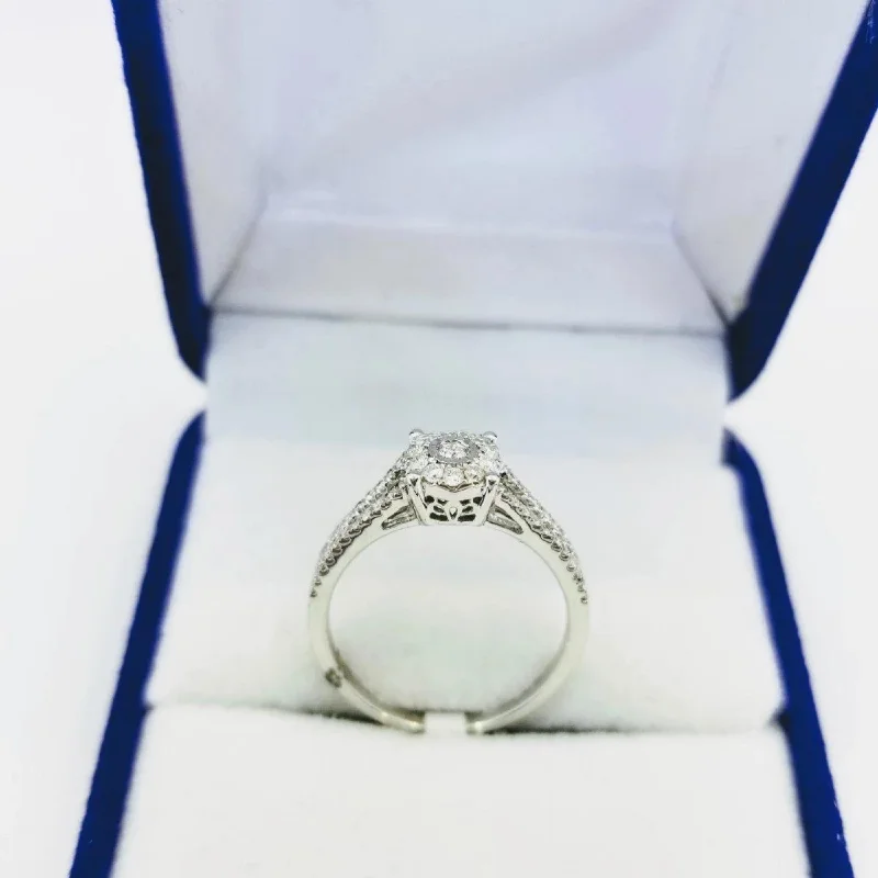 Stackable Gemstone Rings for Women in Amethyst, Sapphire, and Emerald14 kt White Gold and Diamond Ring Stackable Gemstone Rings for Women in Amethyst, Sapphire, and Emerald14 kt White Gold and Diamond Ring