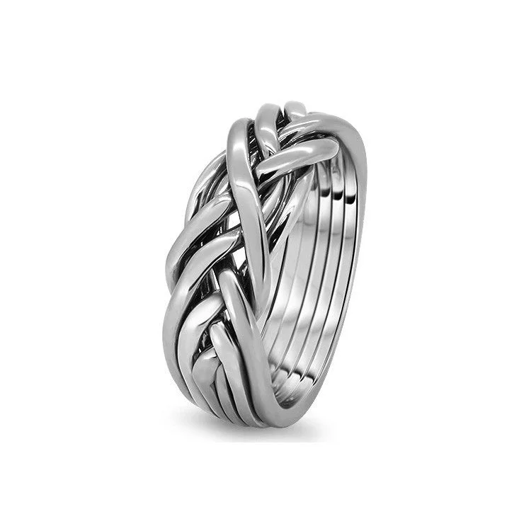 Art Deco - Inspired Women's Rings with Geometric Shapes in 14K GoldWomens Platinum 6CW-L Art Deco - Inspired Women's Rings with Geometric Shapes in 14K GoldWomens Platinum 6CW-L