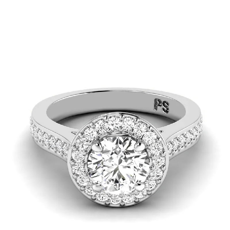 Men's Aquamarine Engagement Rings in 9K Gold with a Bezel - Set Stone0.85-3.35 CT Round Cut Lab Grown Diamonds - Engagement Ring Men's Aquamarine Engagement Rings in 9K Gold with a Bezel - Set Stone0.85-3.35 CT Round Cut Lab Grown Diamonds - Engagement Ring