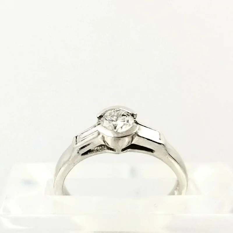 Enamel - Coated Women's Rings in Bright, Bold ColorsPlatinum Engagement Ring
