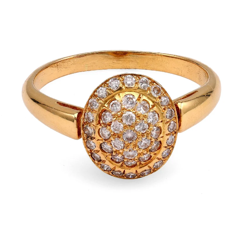 Round - cut diamond engagement ring with a twisted band design in 14K white goldYellow Gold Diamond Cluster Ring Round - cut diamond engagement ring with a twisted band design in 14K white goldYellow Gold Diamond Cluster Ring