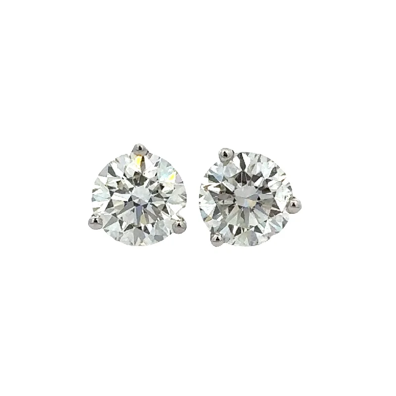 Princess - cut diamond engagement ring with a pavé - set band in platinum3.0 CTW Diamond Stud Earrings in White Gold Princess - cut diamond engagement ring with a pavé - set band in platinum3.0 CTW Diamond Stud Earrings in White Gold