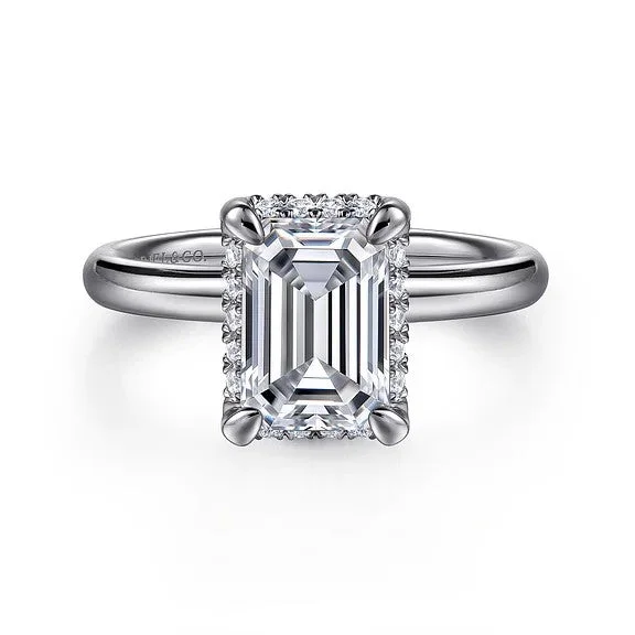 Men's Topaz Engagement Rings in 10K Gold with a Channel - Set Diamond BandSymphony - 14K White Gold Emerald Cut Hidden Halo Diamond Engagement Ring (Setting Only) Men's Topaz Engagement Rings in 10K Gold with a Channel - Set Diamond BandSymphony - 14K White Gold Emerald Cut Hidden Halo Diamond Engagement Ring (Setting Only)