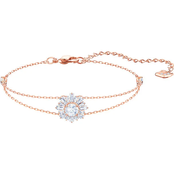 Swarovski Sunshine White and Rose Gold Plated Bracelet