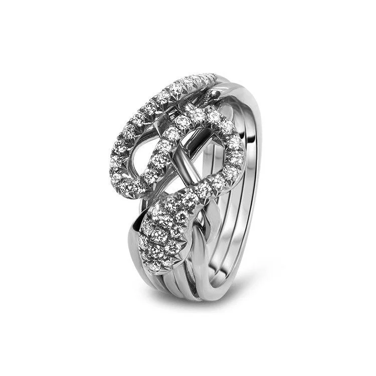 Women's Rings with Birthstones for a Personalized TouchWomens Platinum Diamond 5RS-LD Women's Rings with Birthstones for a Personalized TouchWomens Platinum Diamond 5RS-LD