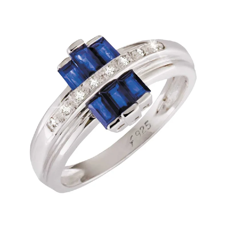 Interlocking Band Women's Rings in White Gold for a Modern DesignJazz Ring