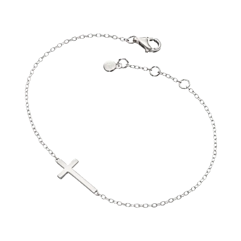 Little Star Sterling Silver Cross Alexi Bracelet
