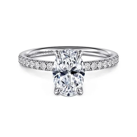 Men's Topaz Engagement Rings in 10K Gold with a Channel - Set Diamond BandTwain - 14K White Gold Oval Diamond Engagement Ring (Setting Only) Men's Topaz Engagement Rings in 10K Gold with a Channel - Set Diamond BandTwain - 14K White Gold Oval Diamond Engagement Ring (Setting Only)
