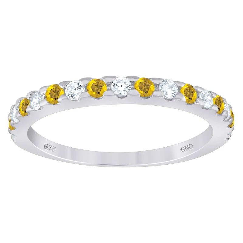 Fashion Rings with Initial Charms in Silver - Plated Metal for a Custom AccessoryKeene Jewelers 925 Sterling Silver Womens White Yellow Cubic-Zirconia Ring Size 6 Fashion Rings with Initial Charms in Silver - Plated Metal for a Custom AccessoryKeene Jewelers 925 Sterling Silver Womens White Yellow Cubic-Zirconia Ring Size 6