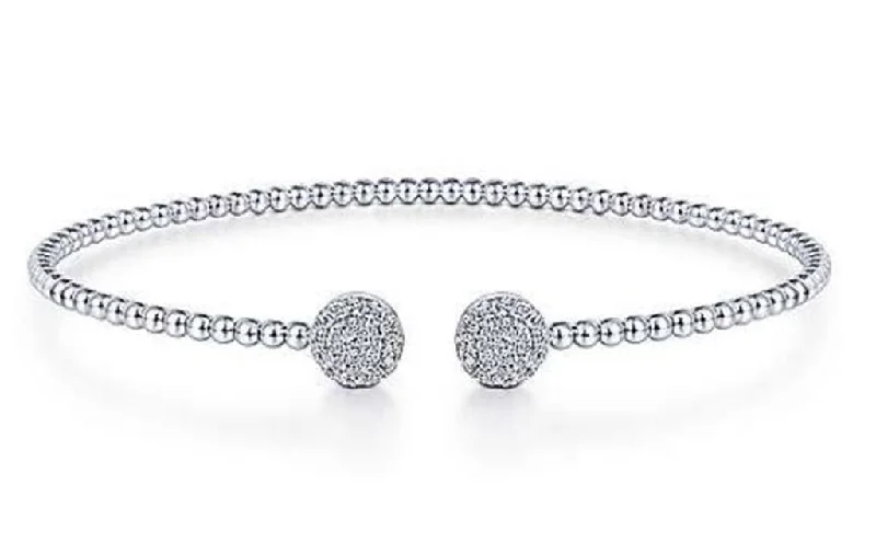 Men's Sapphire Engagement Rings in 18K White Gold with Pave Diamond AccentsGabriel White Gold Bujukan Bracelet Men's Sapphire Engagement Rings in 18K White Gold with Pave Diamond AccentsGabriel White Gold Bujukan Bracelet