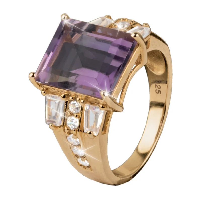 Boho - Style Women's Rings with Turquoise and Leather AccentsValentina Amethyst Ring Boho - Style Women's Rings with Turquoise and Leather AccentsValentina Amethyst Ring