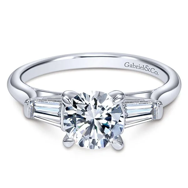 Men's Tanzanite Engagement Rings in Palladium with a Three - Stone ArrangementDiamond Semi-Mounting Men's Tanzanite Engagement Rings in Palladium with a Three - Stone ArrangementDiamond Semi-Mounting