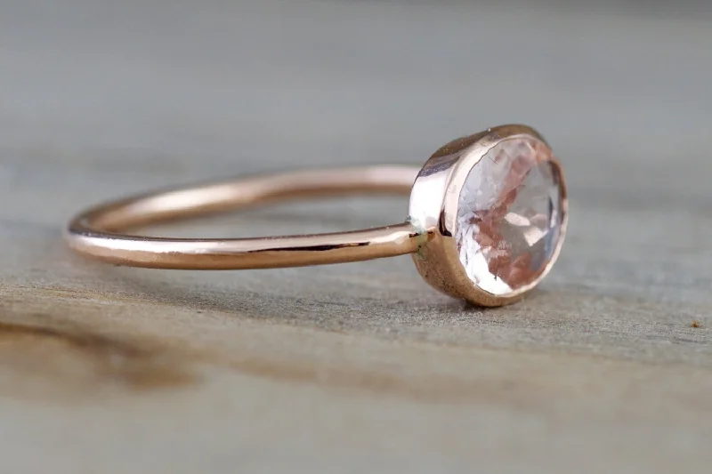 Men's magnetic rings for potential health benefits14k Rose Gold Bezel Oval Morganite Mothers Birthstone Gemstone Men's magnetic rings for potential health benefits14k Rose Gold Bezel Oval Morganite Mothers Birthstone Gemstone