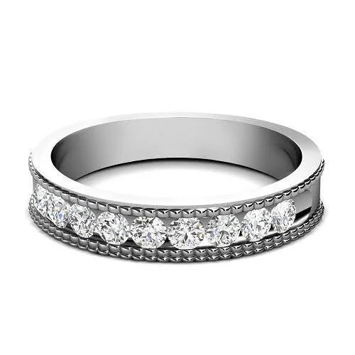 Men's infinity - symbol rings for a romantic meaning0.55 CT Round Cut Diamonds - Mens Wedding Band Men's infinity - symbol rings for a romantic meaning0.55 CT Round Cut Diamonds - Mens Wedding Band