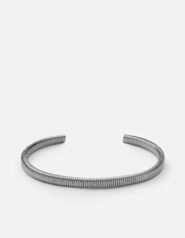 Women's Rings with Birthstones for a Personalized TouchThread Cuff, Matte Black