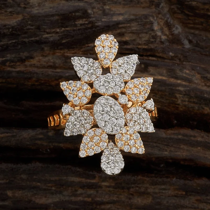 Matte - finished double finger rings for a sophisticated lookZircon Finger Ring 163975 Matte - finished double finger rings for a sophisticated lookZircon Finger Ring 163975