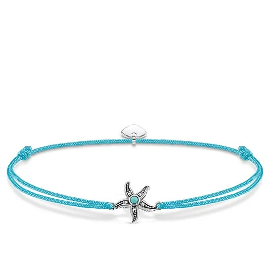 Thomas Sabo Little Secrets Sterling Silver Blue Starfish Bracelet