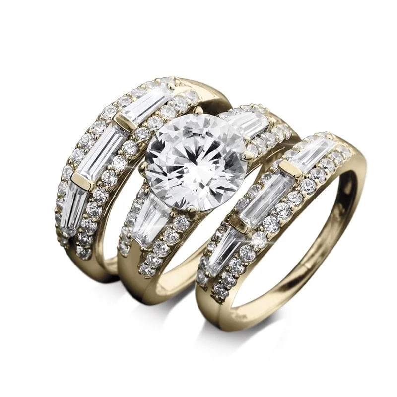 Women's Rings with Birthstones for a Personalized TouchBali Golden Bridal Ring