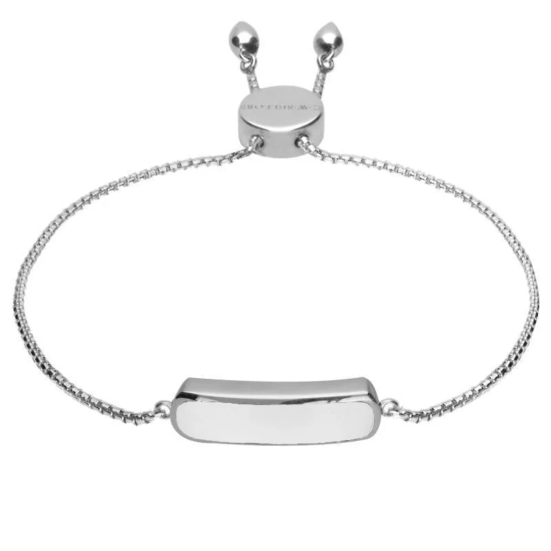 Sterling Silver Bauxite Lineaire Petite Bracelet