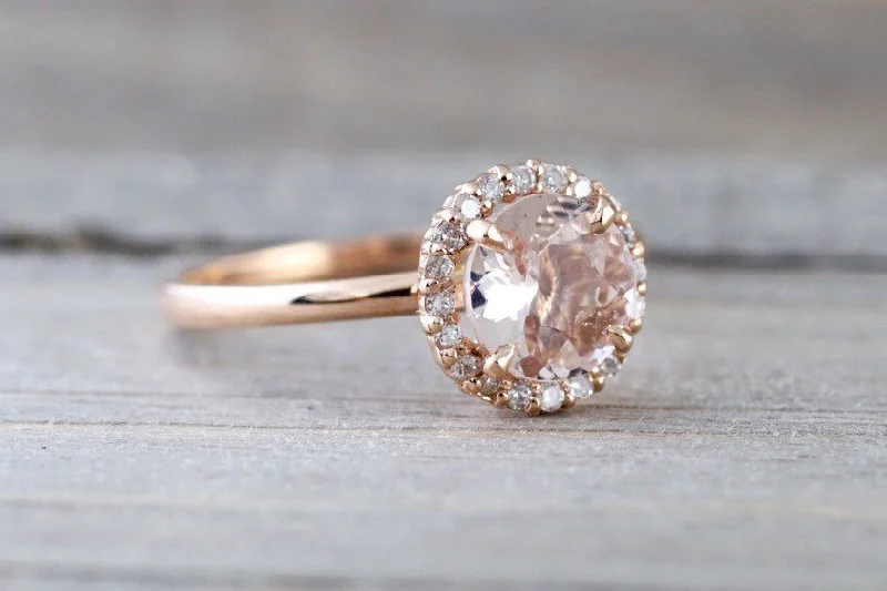 Men's silicone fitness rings for active lifestyles14k Rose Gold Round 6mm Morganite Pink Peach Champagne Beige Diamond Halo Engagement Ring Crown Vintage Men's silicone fitness rings for active lifestyles14k Rose Gold Round 6mm Morganite Pink Peach Champagne Beige Diamond Halo Engagement Ring Crown Vintage