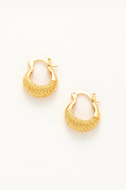 Statement hoop earringsMetallic Marvel Hoop Earrings