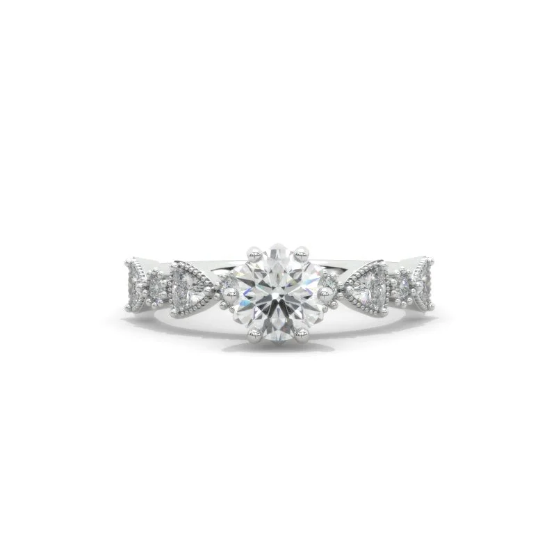 Men's Peridot Engagement Rings in 14K Gold - Filled Metal with a Micro - Pave Setting1.0 Carat Giliarto Moissanite Trillion Accents Gold Engagement Ring Men's Peridot Engagement Rings in 14K Gold - Filled Metal with a Micro - Pave Setting1.0 Carat Giliarto Moissanite Trillion Accents Gold Engagement Ring